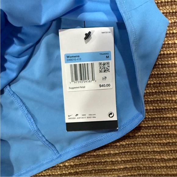 Nike Women's Electric Blue Athletic Shorts - Picture 4 of 4